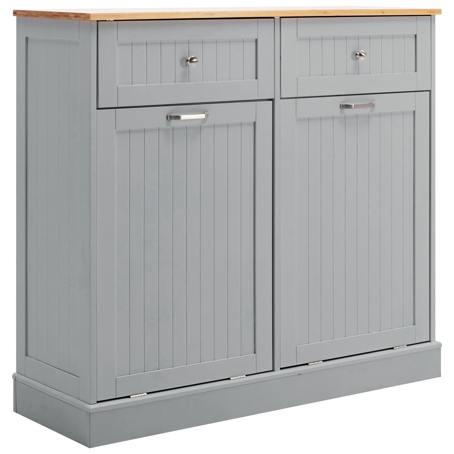 Pet Proof Tilt Out Trash Cabinet Freestanding