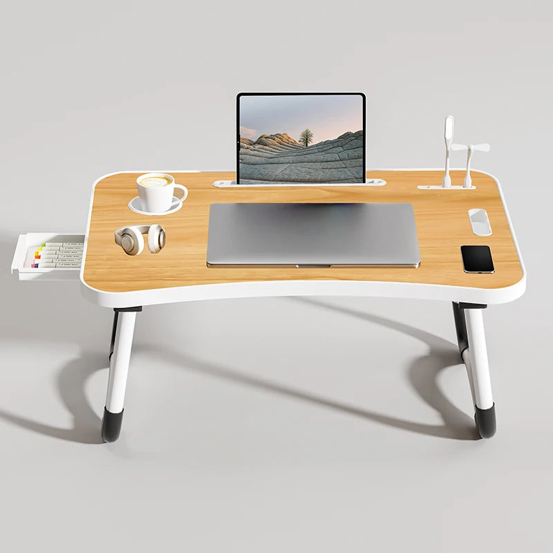 Foldable And Portable Laptop Desk with USB