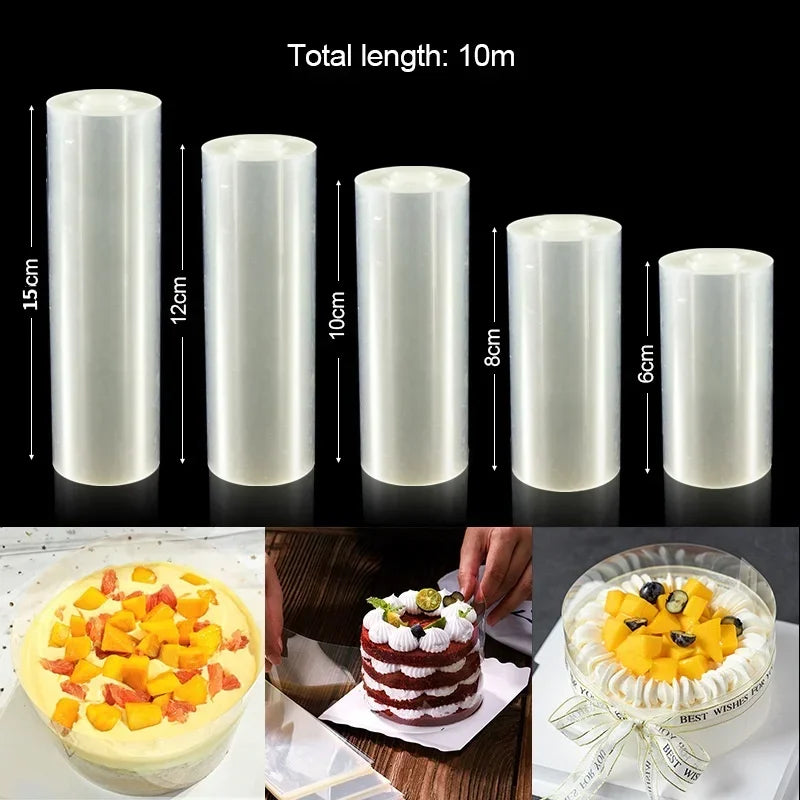 Cake Collars Transparent Mousse Cake Surround Film