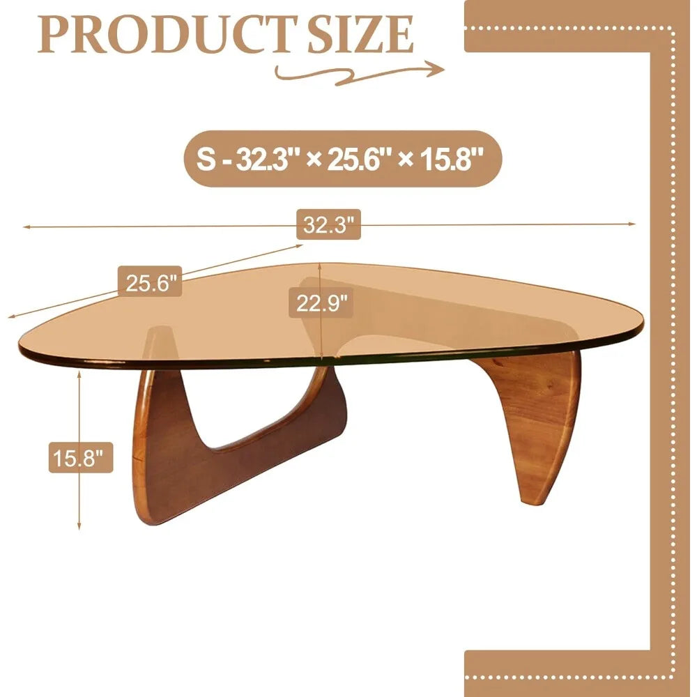 Modern Rustic Coffee Table Glass Top