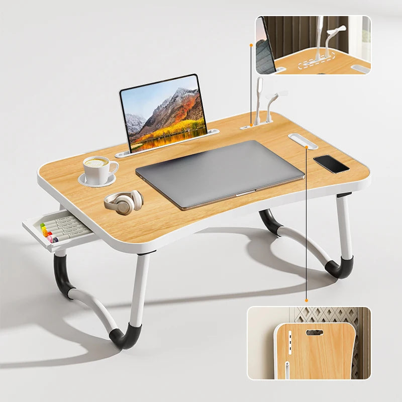 Foldable And Portable Laptop Desk with USB