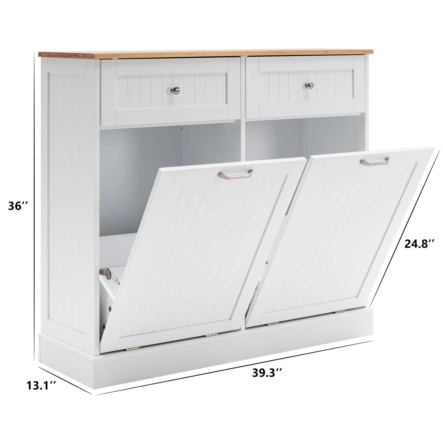 Pet Proof Tilt Out Trash Cabinet Freestanding