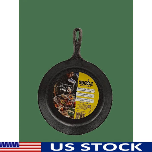 Cast Iron 9 Inch Fry Pan Pre-Seasoned Cookware