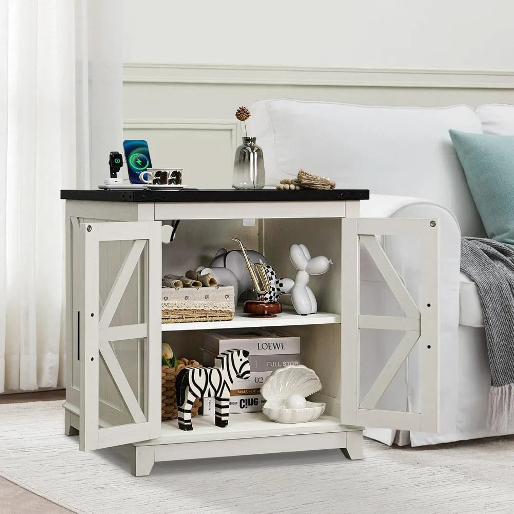 Farmhouse Coffee Table and End Tables 3 Pieces