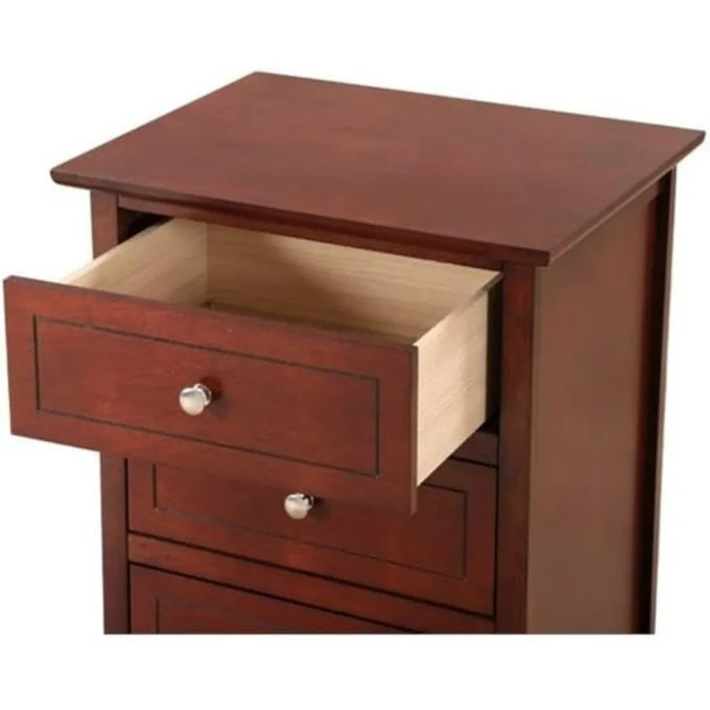 Daniel 3 Drawer Nightstand in Cherry