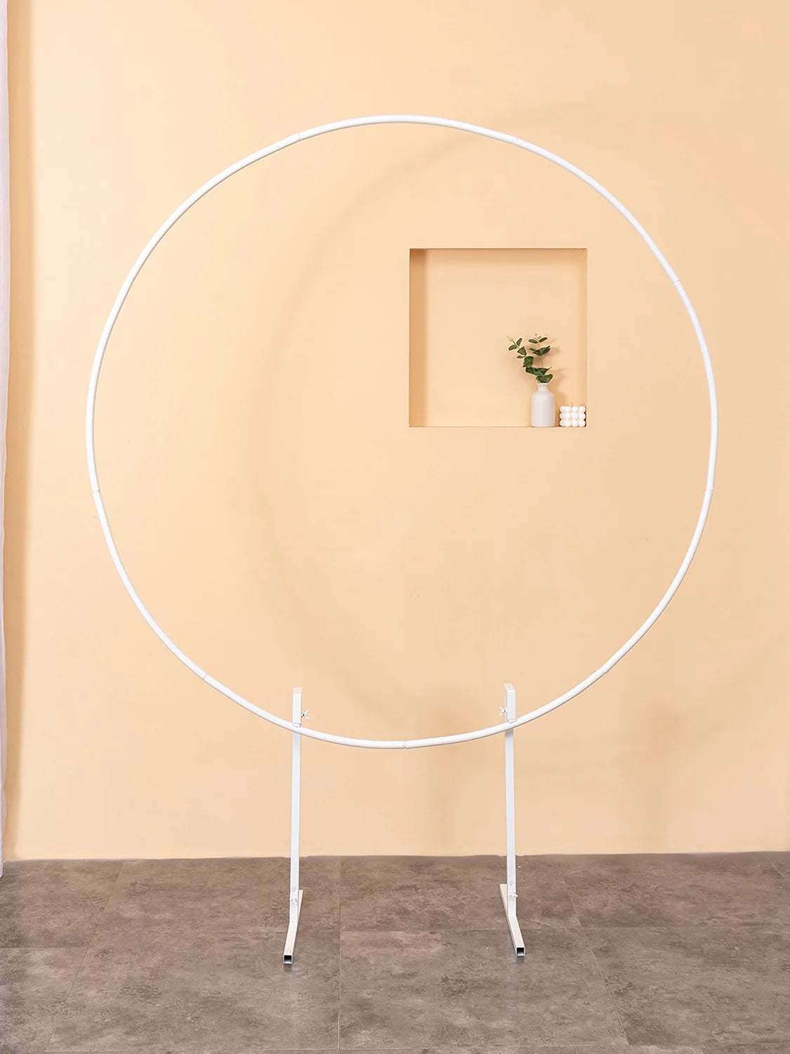 Iron Arch Background Balloon Birthday Party Stand