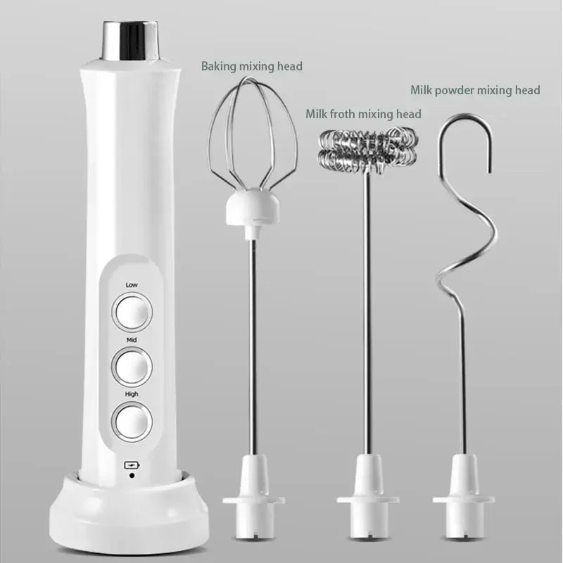 3 In 1 Wireless Handheld Electric Milk Foam Machine