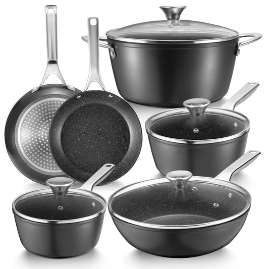 Induction Cookware Nonstick, 10-Piece Set
