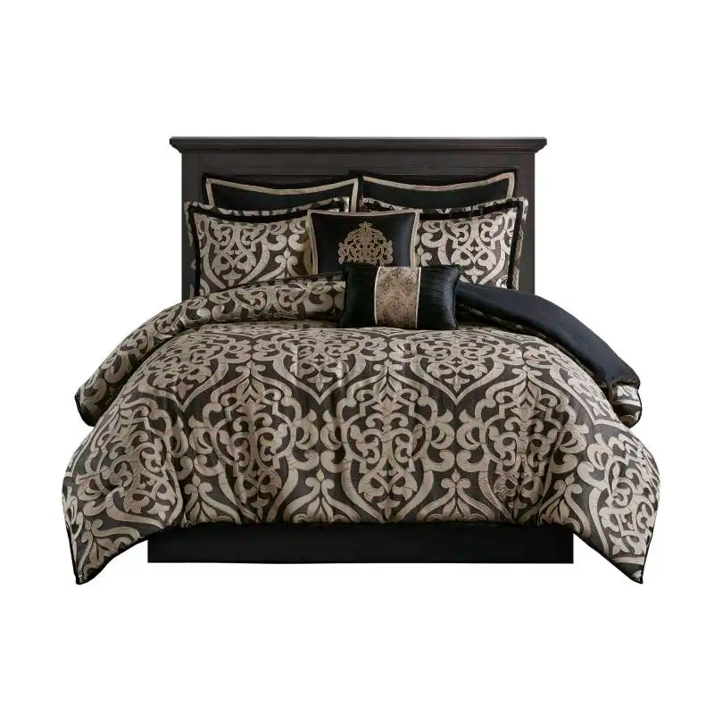 8PCS King Jacquard Comforter Set