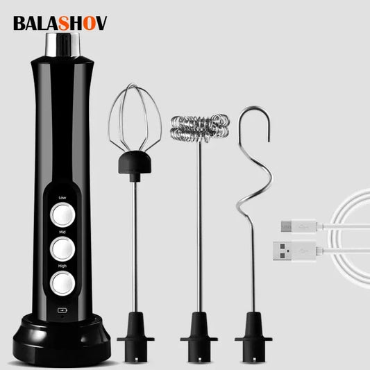 3 In 1 Wireless Handheld Electric Milk Foam Machine