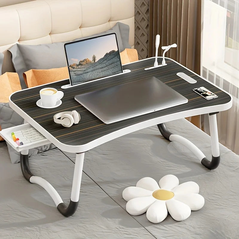 Foldable And Portable Laptop Desk with USB