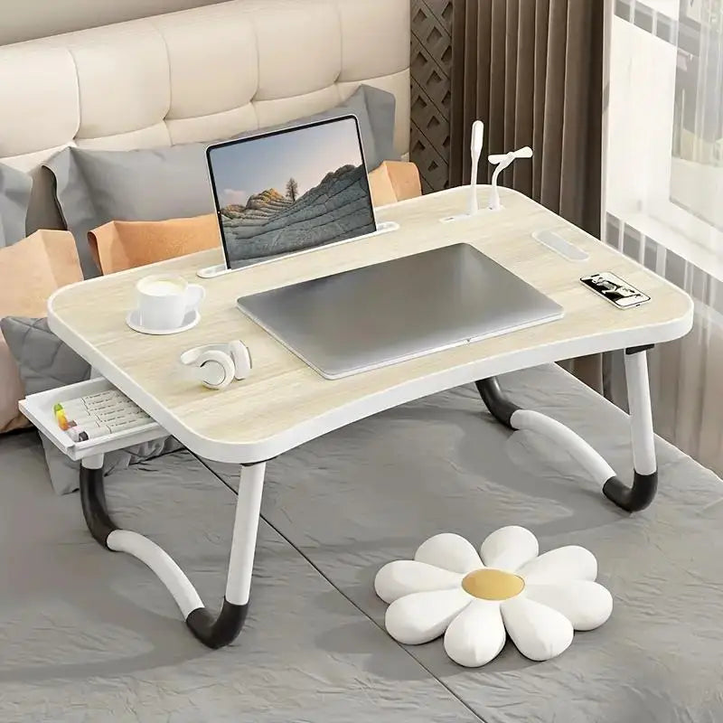 Foldable And Portable Laptop Desk with USB
