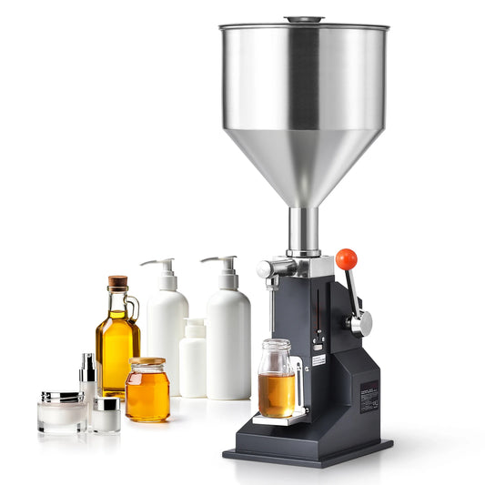 Bottle Filling Machine with Adjustable Hopper