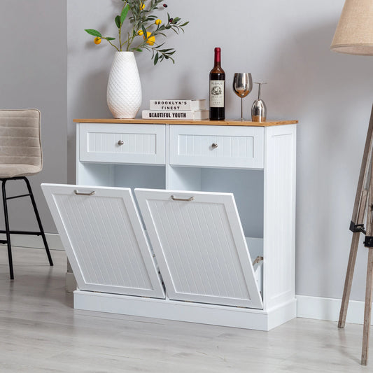 Pet Proof Tilt Out Trash Cabinet Freestanding