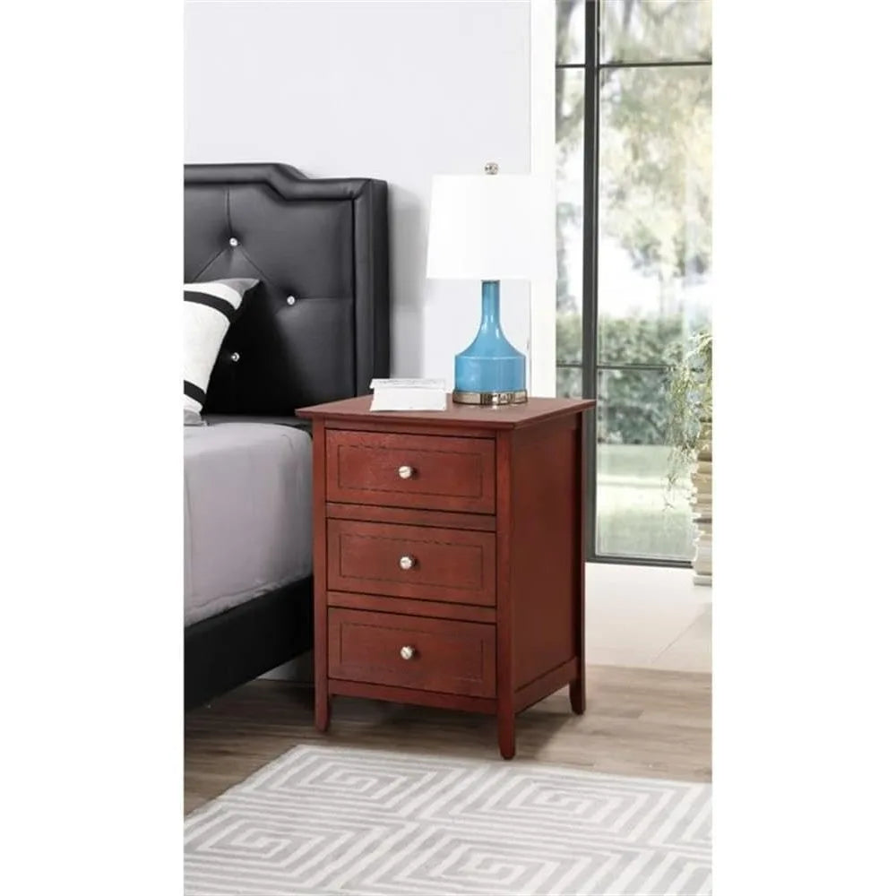 Daniel 3 Drawer Nightstand in Cherry