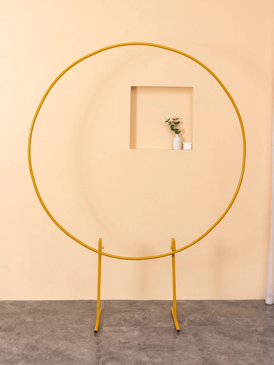 Iron Arch Background Balloon Birthday Party Stand