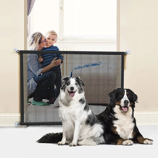 Portable Pet Barrier Fence Breathable Mesh