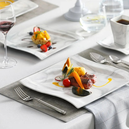 Marble Porcelain 30 Piece Dinnerware Set
