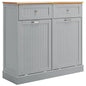 Pet Proof Tilt Out Trash Cabinet Freestanding
