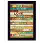 Live Joyfully Framed Wall Art Black Frame