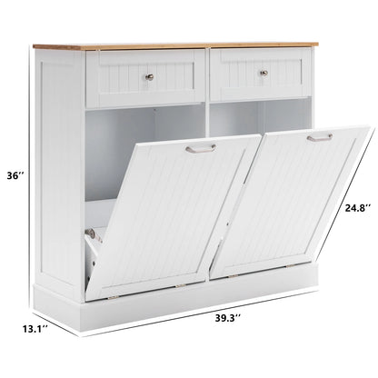 Pet Proof Tilt Out Trash Cabinet Freestanding