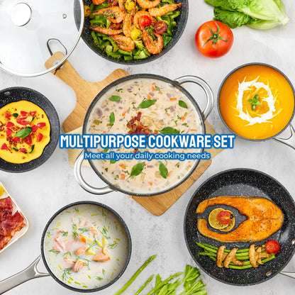 Induction Cookware Nonstick, 10-Piece Set