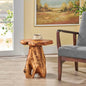 Cedar Roots Plant Stand Tree Stump End Table