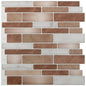 Kitchen Backsplash Tiles, 12"x12" Peel and Stick