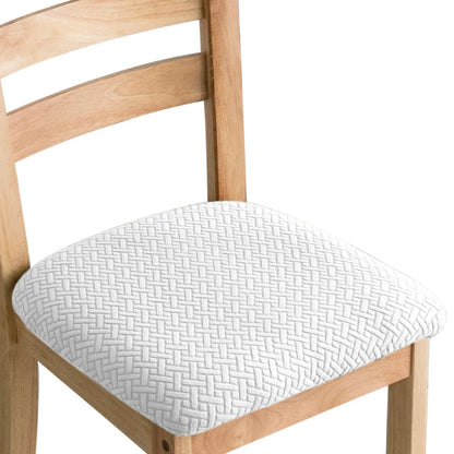 Removable Jacquard Dining Room Chair Seat Covers