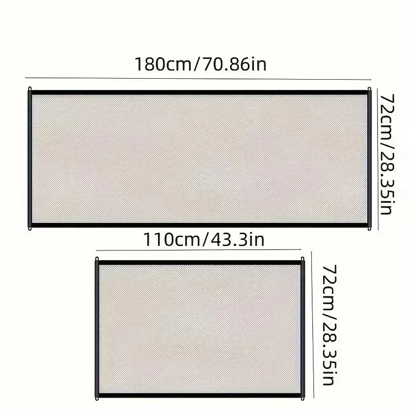 Portable Pet Barrier Fence Breathable Mesh
