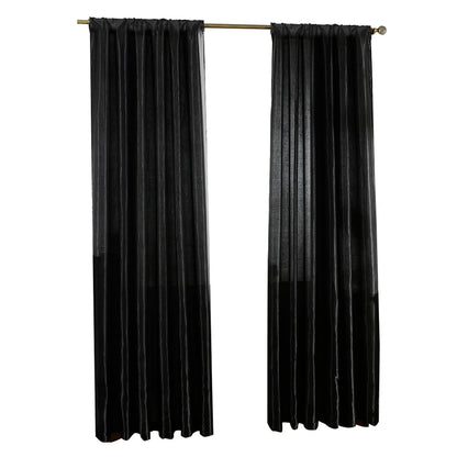 Solid Satin Door Window Curtain Semi-shading