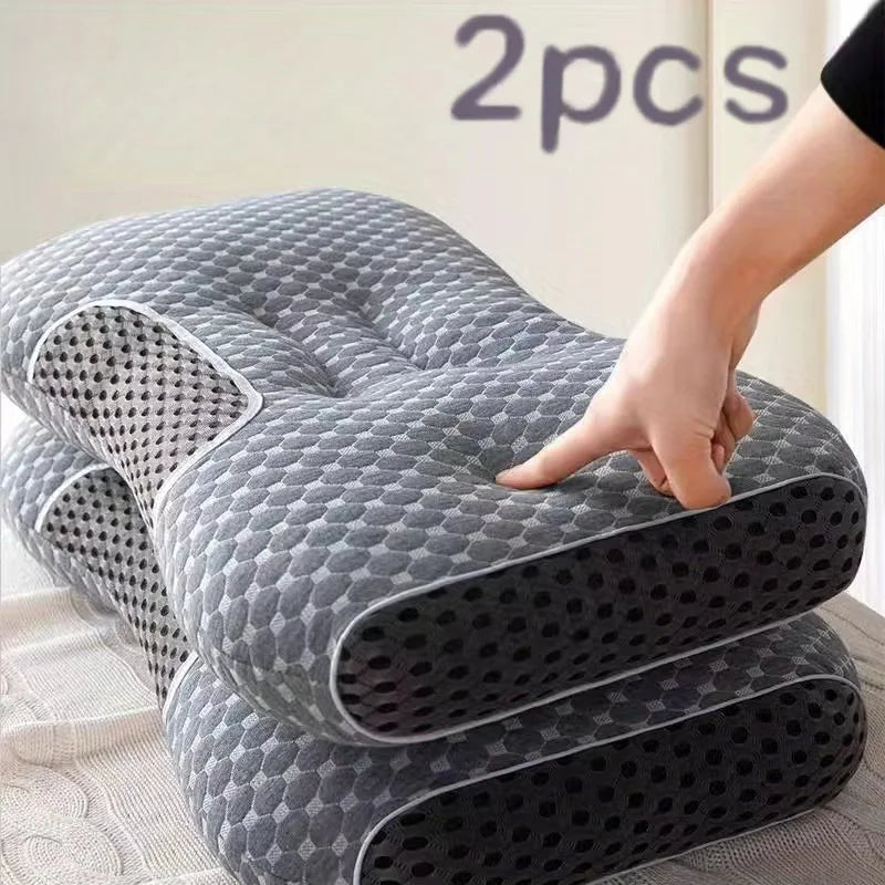 [Massage Neck Pillow] 2 Ergonomic Knitted Massage Pillow