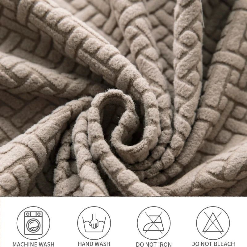 Removable Jacquard Dining Room Chair Seat Covers