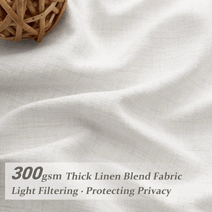 Pleated 70 x 96 Inch Curtains 2 Panel Set for Bedroom