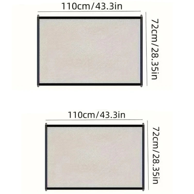 Portable Pet Barrier Fence Breathable Mesh
