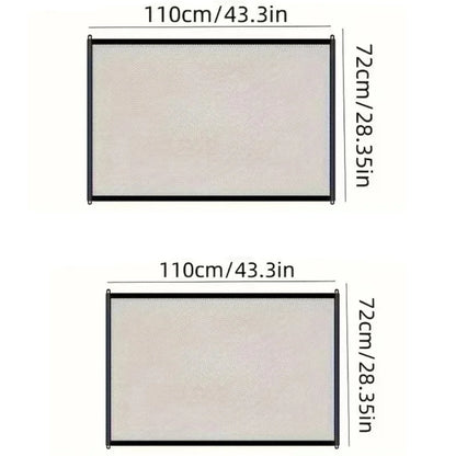 Portable Pet Barrier Fence Breathable Mesh