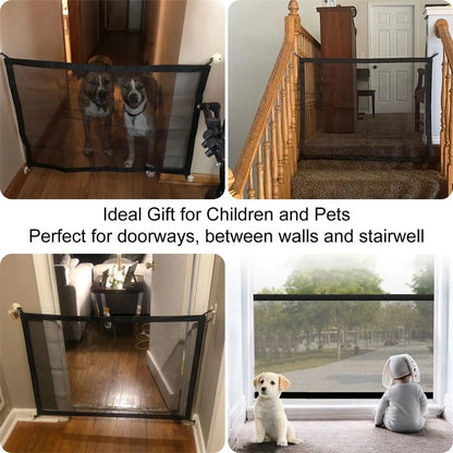 Portable Pet Barrier Fence Breathable Mesh