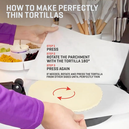 Cast Iron Tortilla Press 8 Inch Comal Pan
