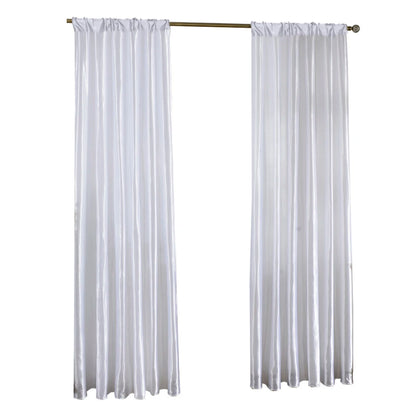 Solid Satin Door Window Curtain Semi-shading