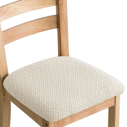Removable Jacquard Dining Room Chair Seat Covers