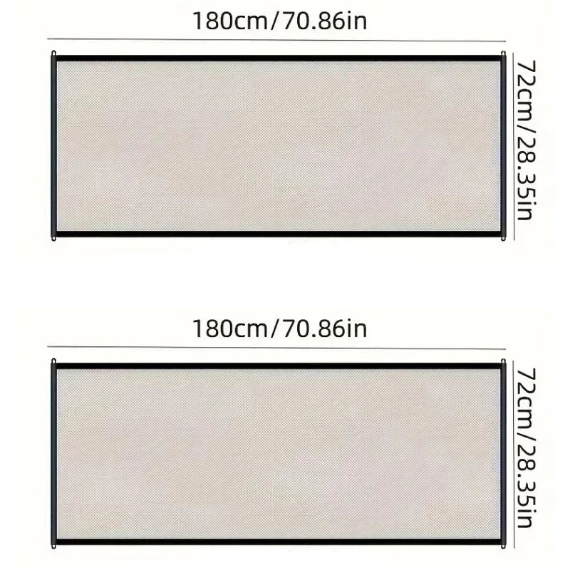 Portable Pet Barrier Fence Breathable Mesh