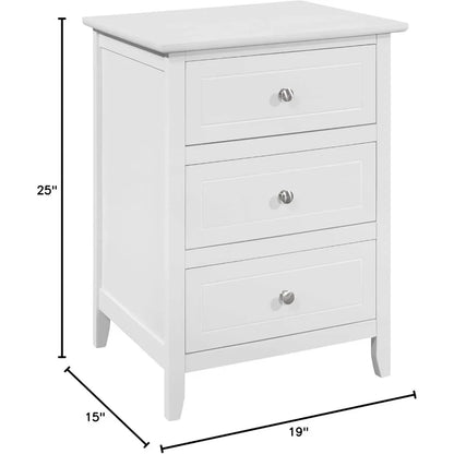 Daniel 3 Drawer Nightstand in Cherry